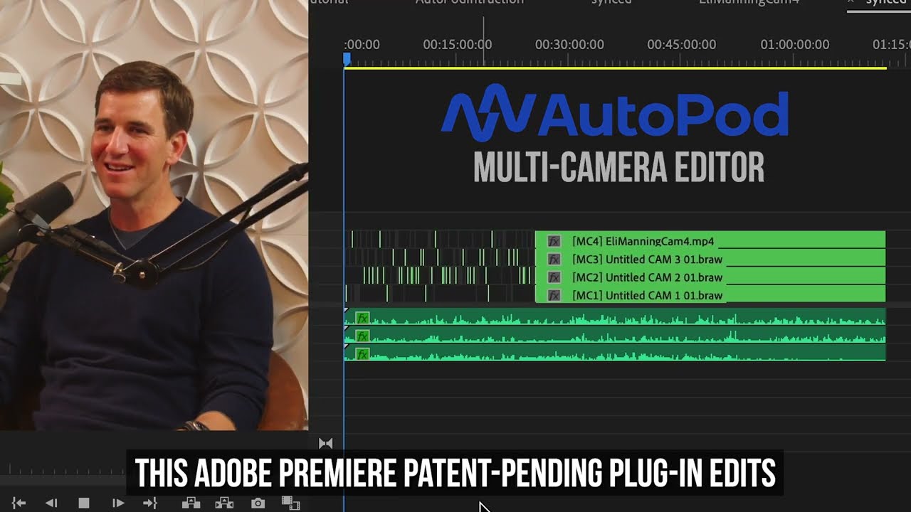 AutoPod - Automatic editing for video podcasts and shows
