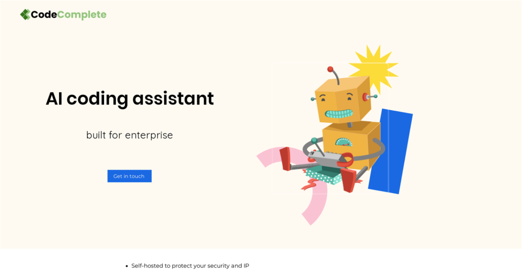 Codecomplete.ai - CodeComplete is developing an Enterprise-focused AI ...